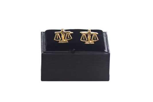 Cufflinks – Scales of Justice Moulded
