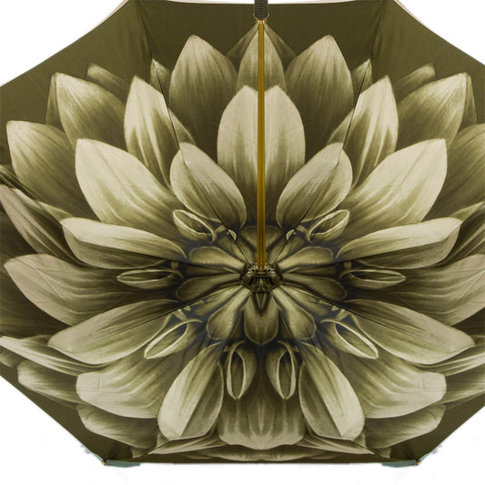 Green Dahlia Umbrella, Double Cloth