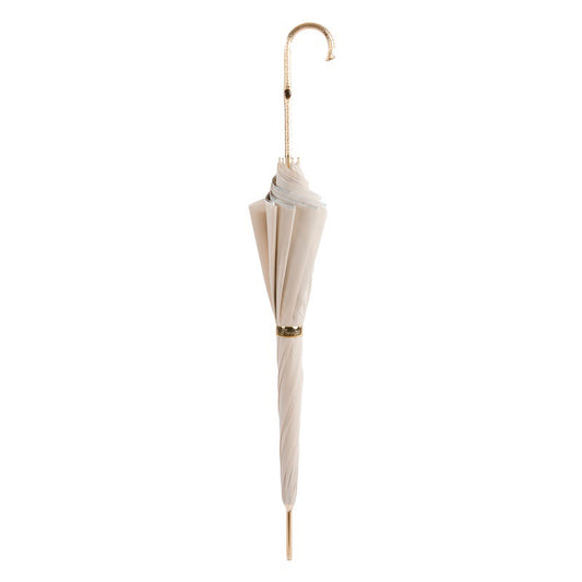 Ivory Umbrella with Floral Lining