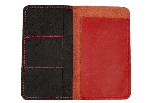 Omega – Leather Folded Travel Wallet