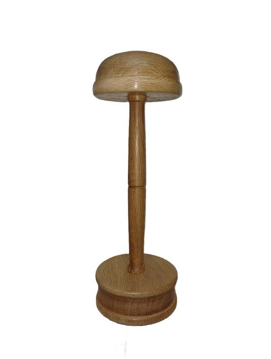 Light Oak Wig Stand