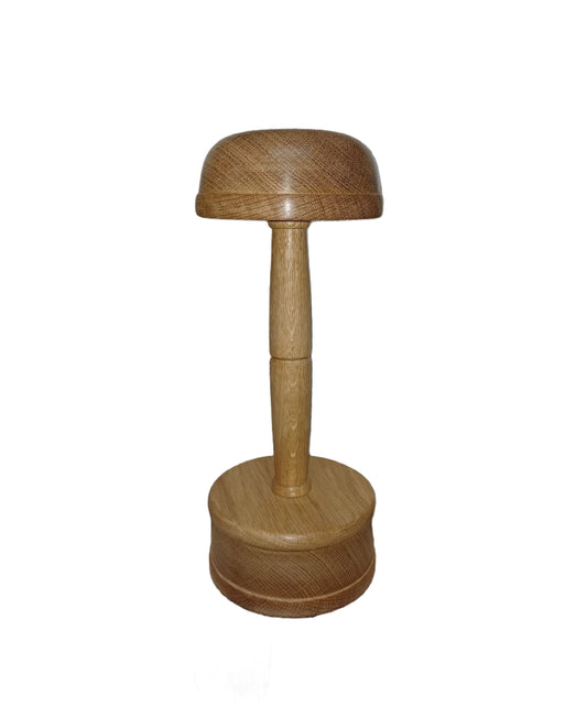 Light Oak Wig Stand