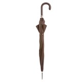 Gentleman Umbrella with Brown Leather Handle