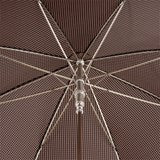 Gentleman Umbrella with Brown Leather Handle