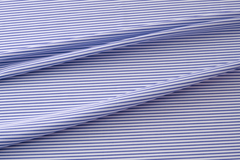 Made to Measure Tunics & Shirts - White with Dark Blue Stripes