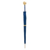 Blue Umbrella with Gold Lion handle