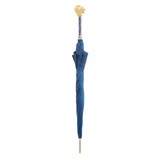 Blue Umbrella with Gold Lion handle