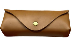 Leather Glasses Case Brown