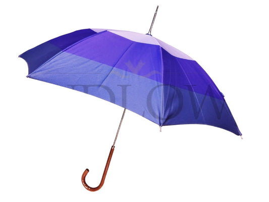 Lilac/Purple Umbrella with Shiny Malacca Handle