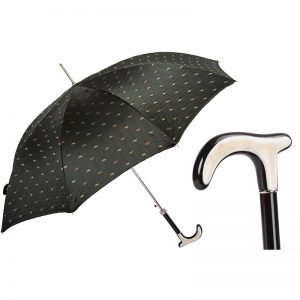 Paisley Umbrella with Horn Handle