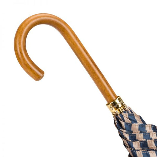 Striped Umbrella with Handle in Malacca