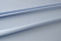 Made to Measure Tunics & Shirts - Light Blue Small Thin Stripe