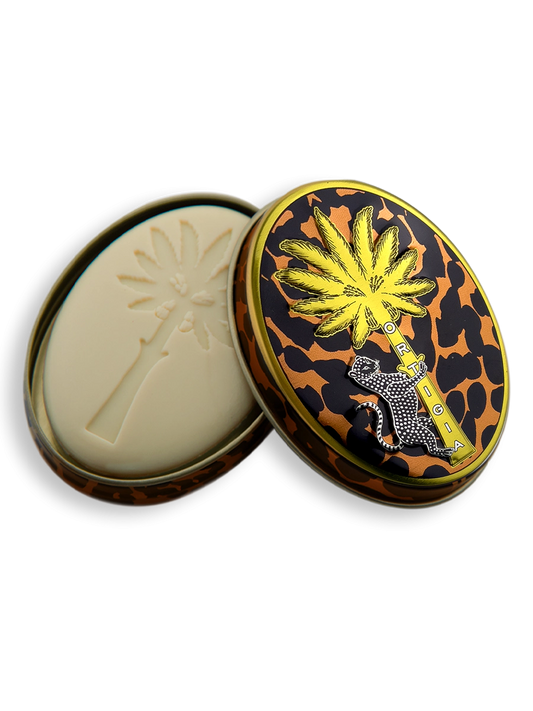 Soap in Tin - Ambra Nera
