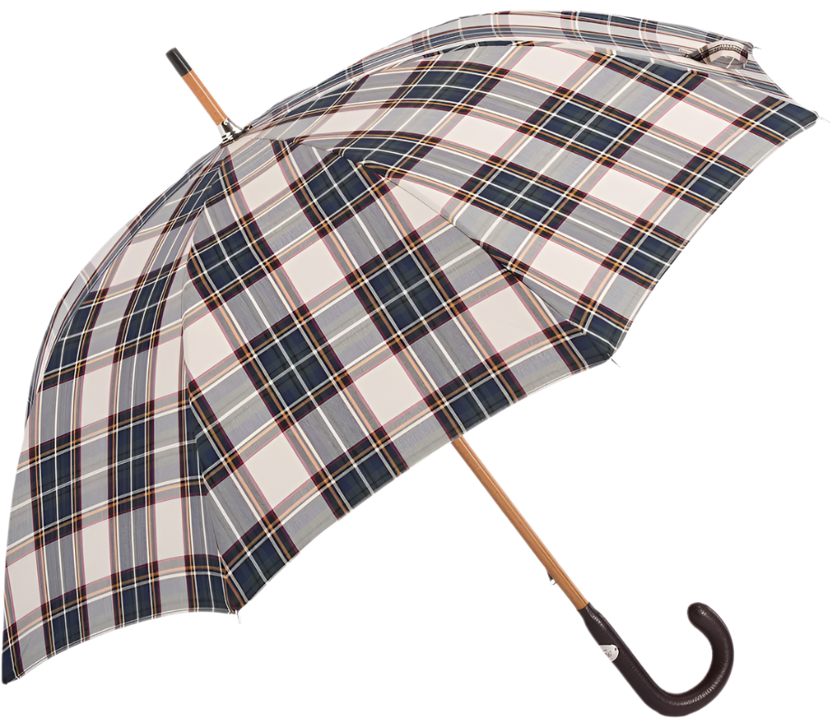 Brown Tartan Umbrella