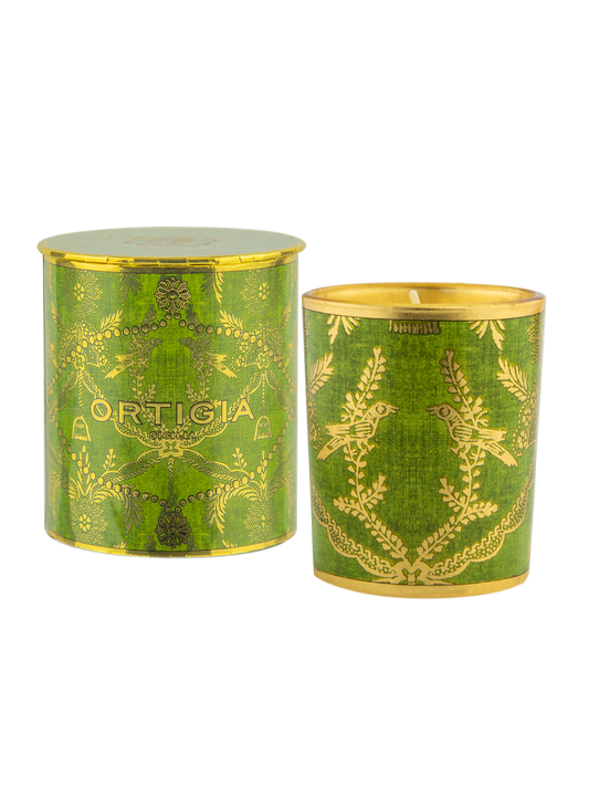 Decorated Candle - Small - Lime Di Sicilia
