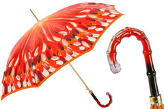 Orange Strokes Umbrella