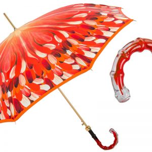 Orange Strokes Umbrella