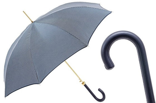 Pied de Poule Navy Umbrella