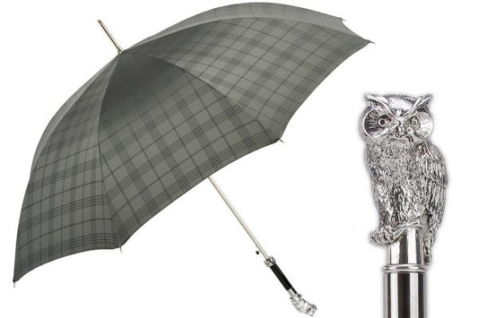 Silver Owl Umbrella