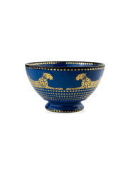 Ceramic Blue Spotty Bowl