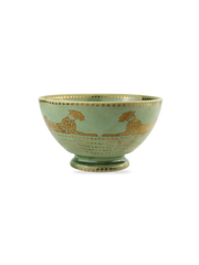 Ceramic Green Spotty Bowl